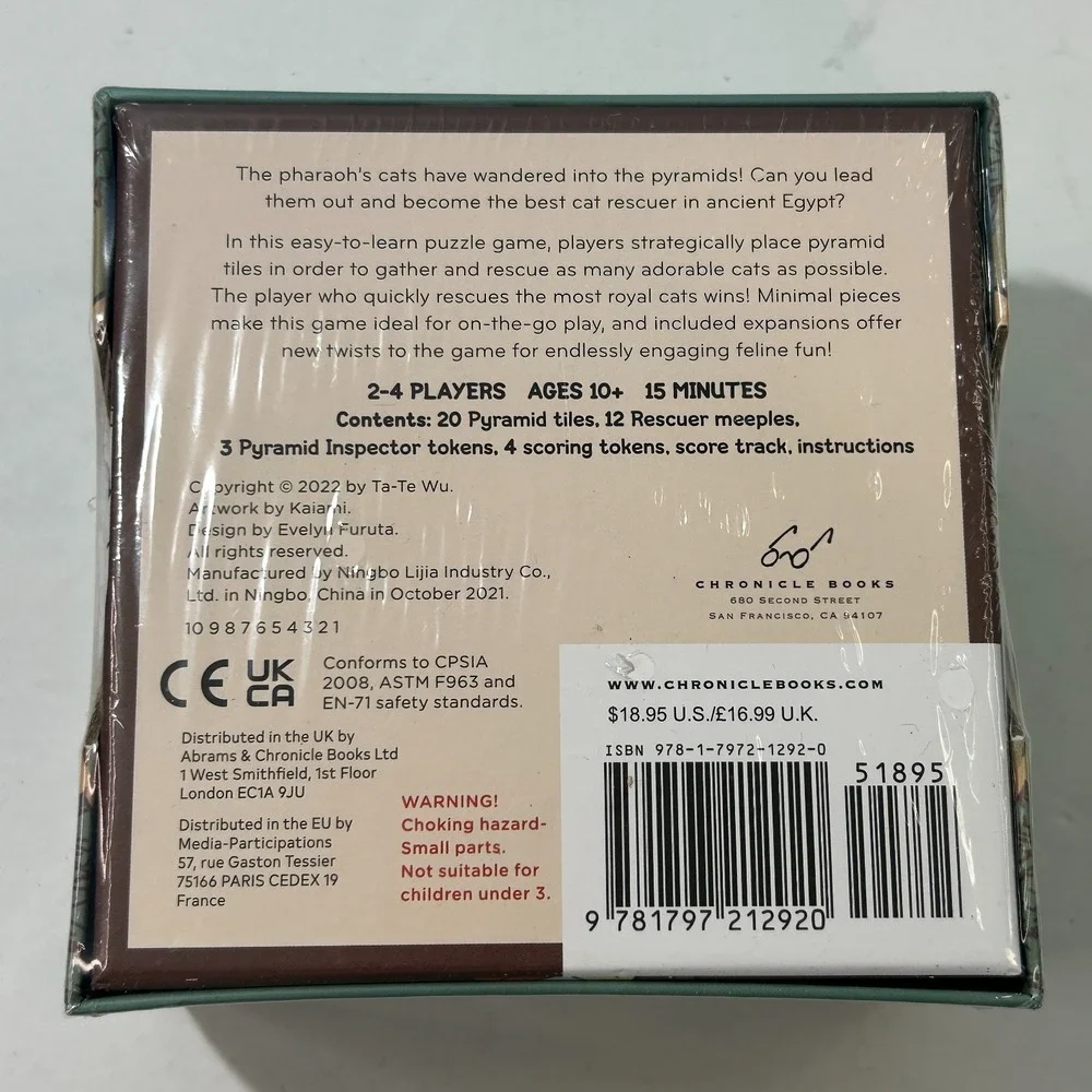 Cleocatra Game of Saving Cats in the Pyramids Chronicle Ta-Te Wu Sealed NEW